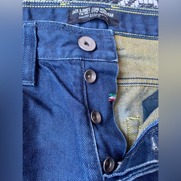 Jack and Jones Denim workwear CORE Anti Fit Button Fly - Picture 6 of 8